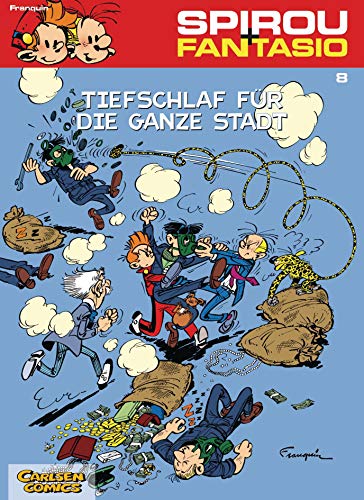 Spirou und Fantasio 8: Tiefschlaf für die ganze Stadt: Spannende Abenteuer für Mädchen und Jungen ab 8 (8) von Carlsen Verlag GmbH